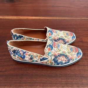 Rebecca Minkoff Sable Canvas Floral Slip On Sneakers Multicolor Sz 8